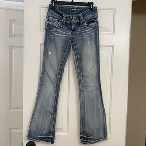 Amethyst weathered size 0 jeans